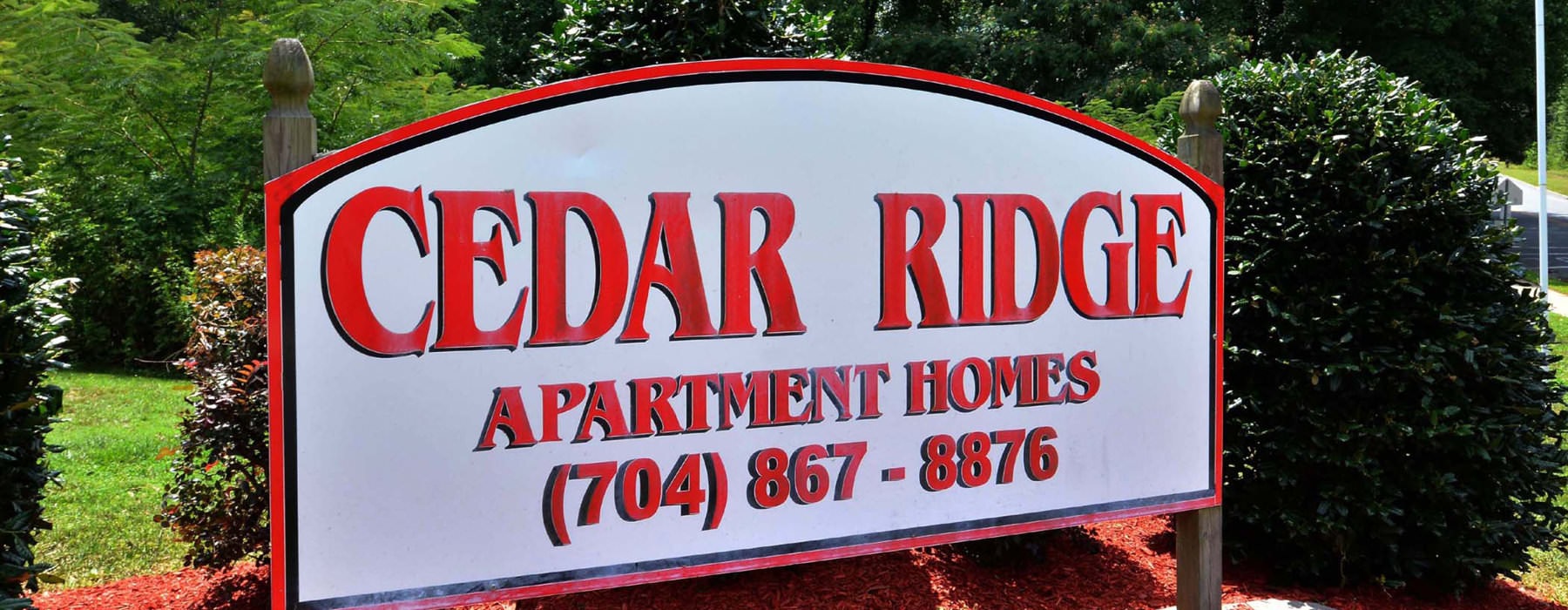 Cedar Ridge signage